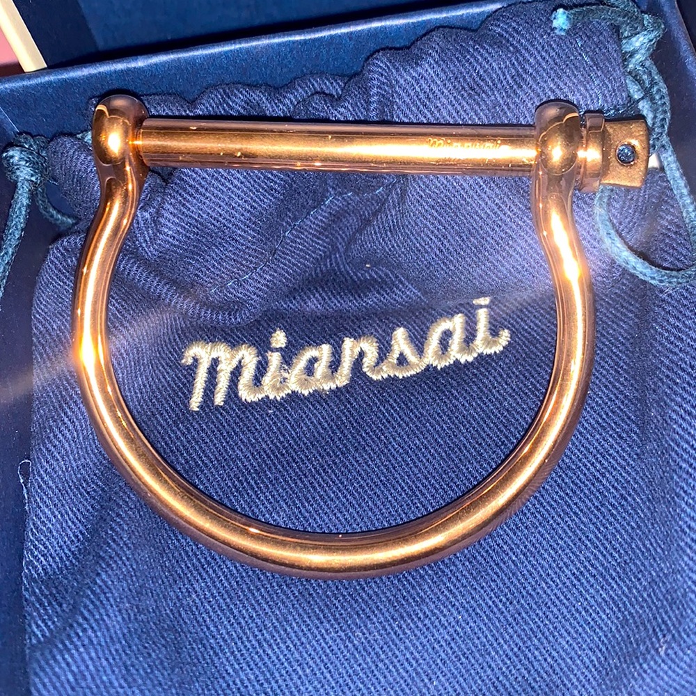 Miansai Thin Screw Cuff - Rose